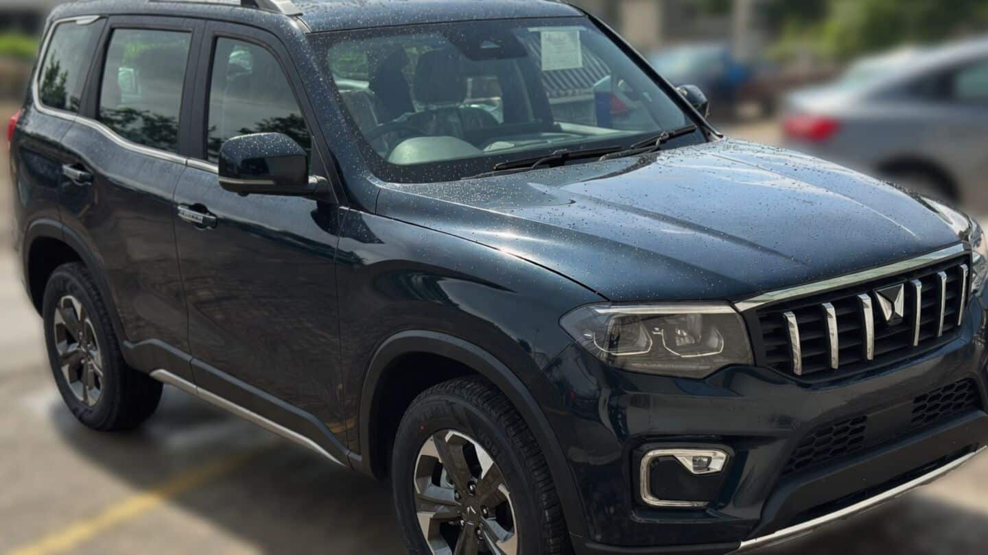 Refreshed Mahindra Scorpio N surfaces online with 10.25-inch displays