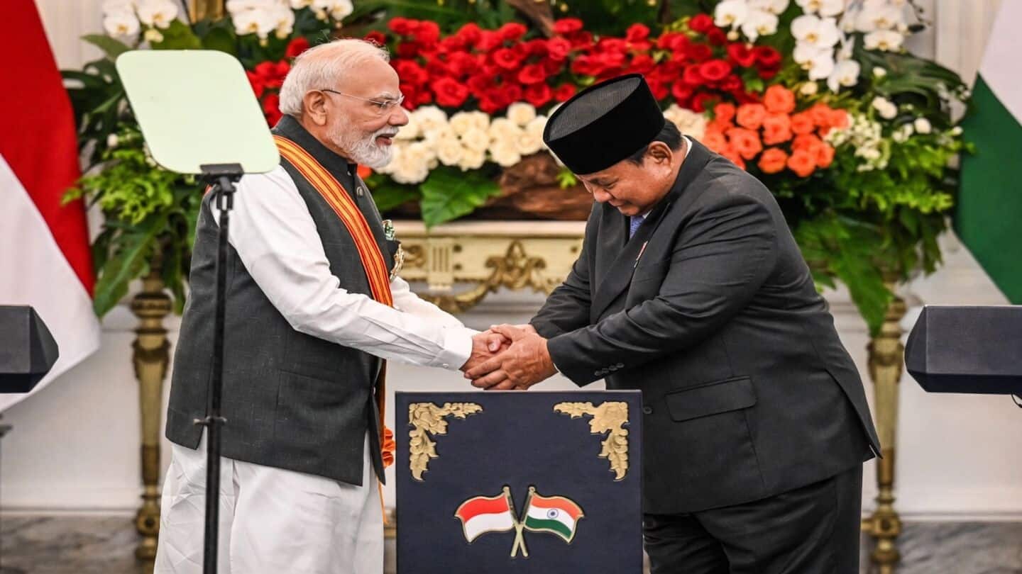 India and Indonesia sign 20 agreements during Modi's Jakarta visit