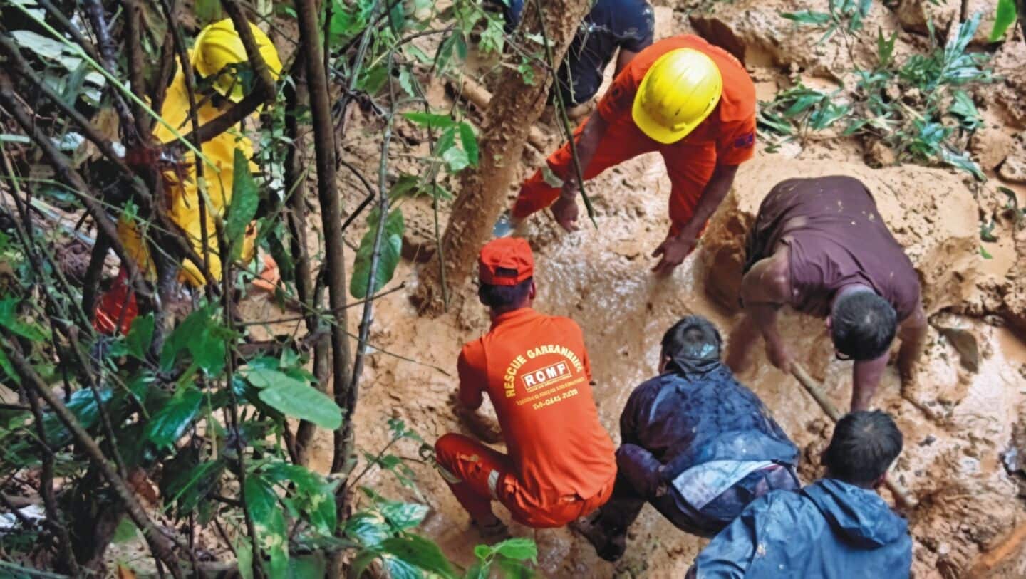 Mon town landslides leave 9 feared dead, 12 injured