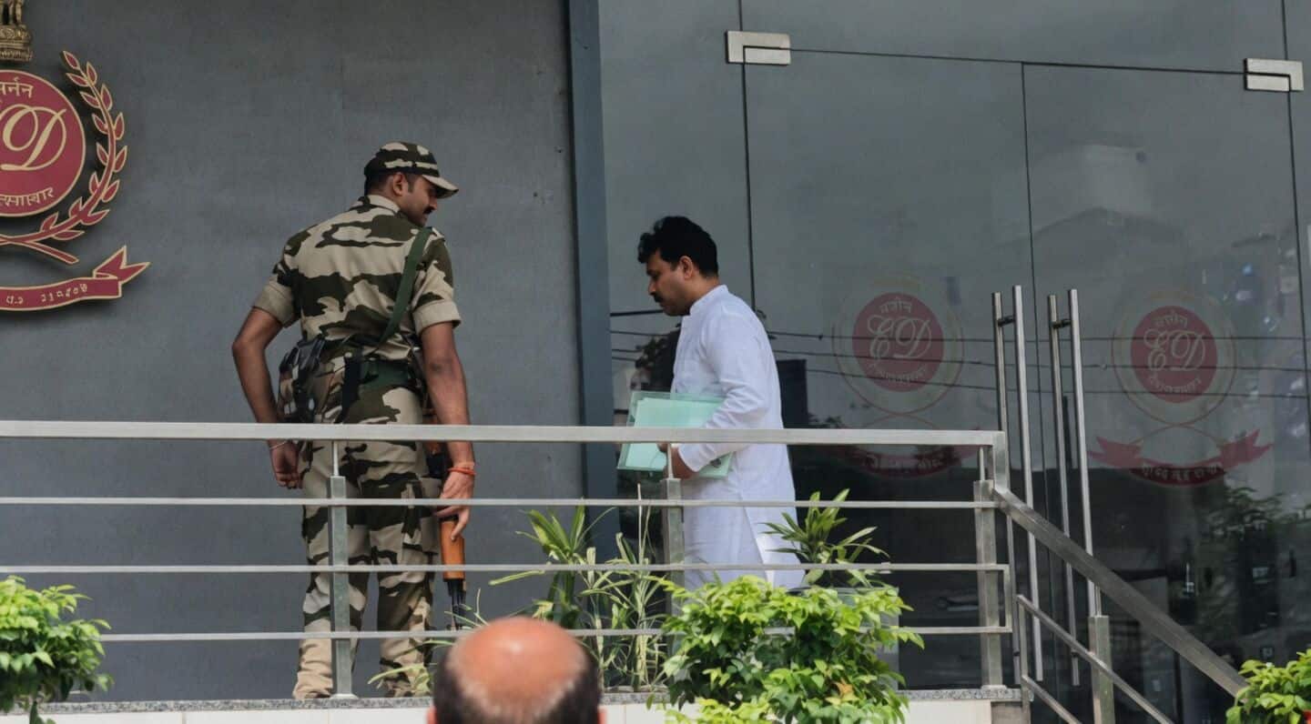 AAP MLA Raman Arora appears before ED money laundering probe