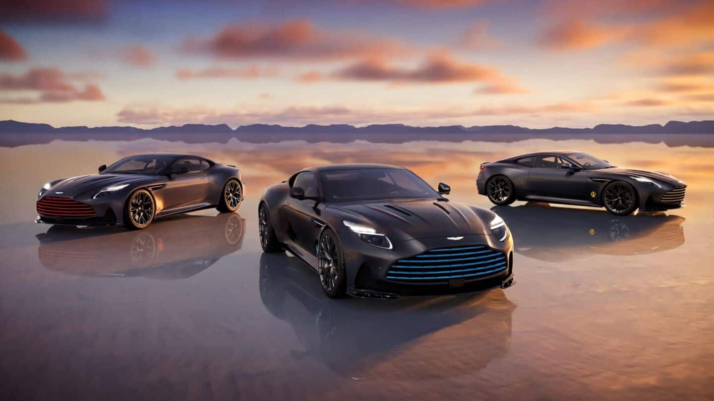 Aston Martin reveals 3 DB12 S cars for Pebble Beach