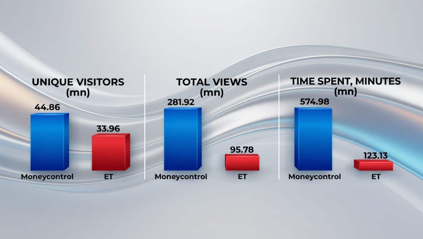 Moneycontrol tops Comscore March 2026 business rankings with 44.86 million visitors