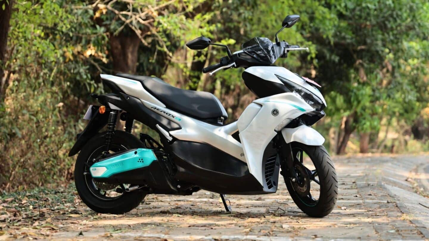 Yamaha launches Aerox E electric scooter in India at ₹2.81L