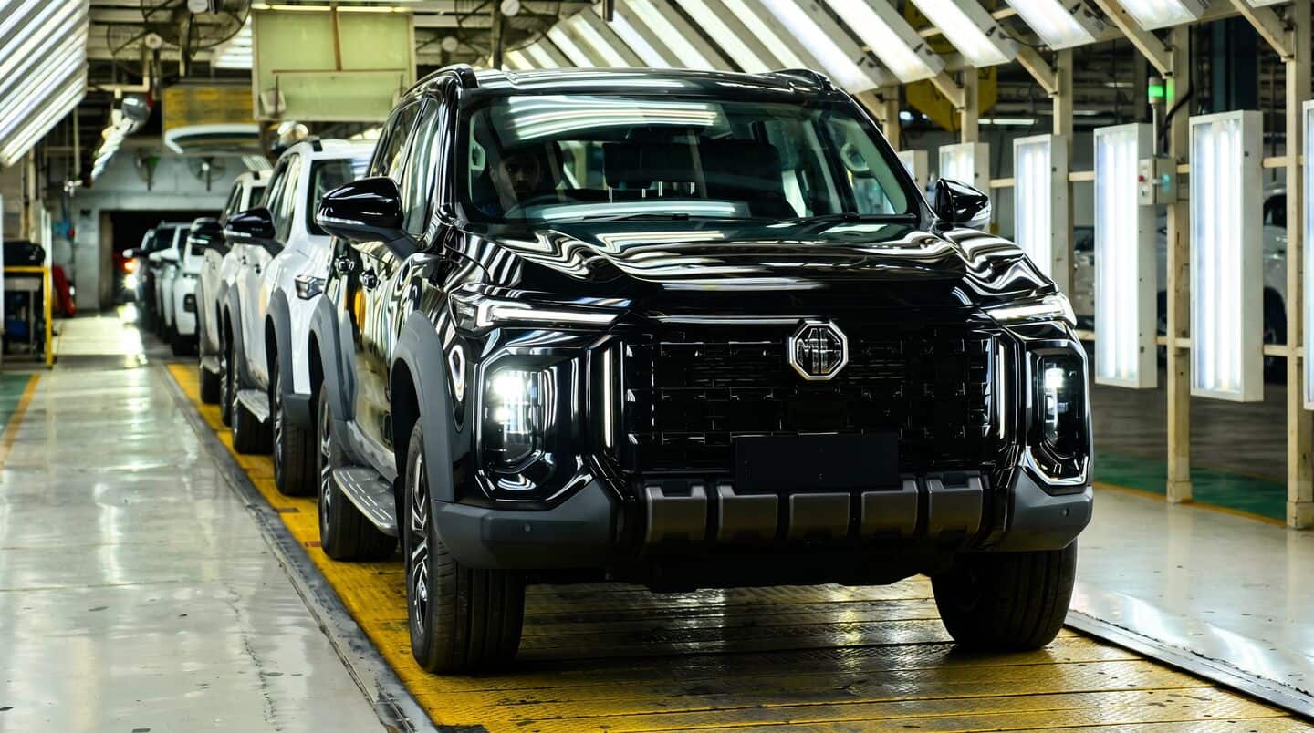 MG Motor starts Majestor production in Halol with ₹41,000 pre-booking