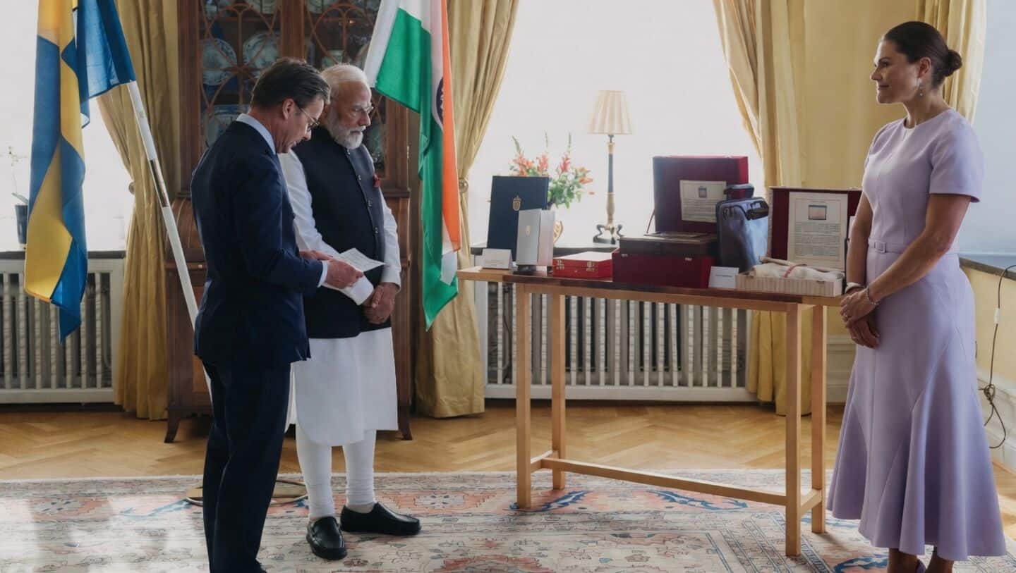 Prime Minister Narendra Modi gifts Indian crafts on 5-country tour