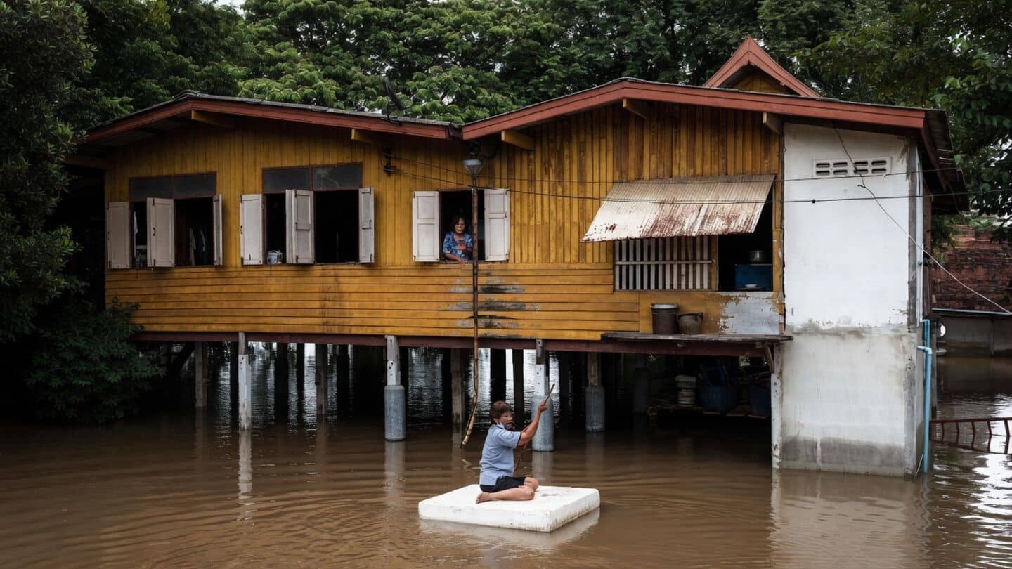 Thai officials flood Ayutthaya villages to protect Bangkok from flooding