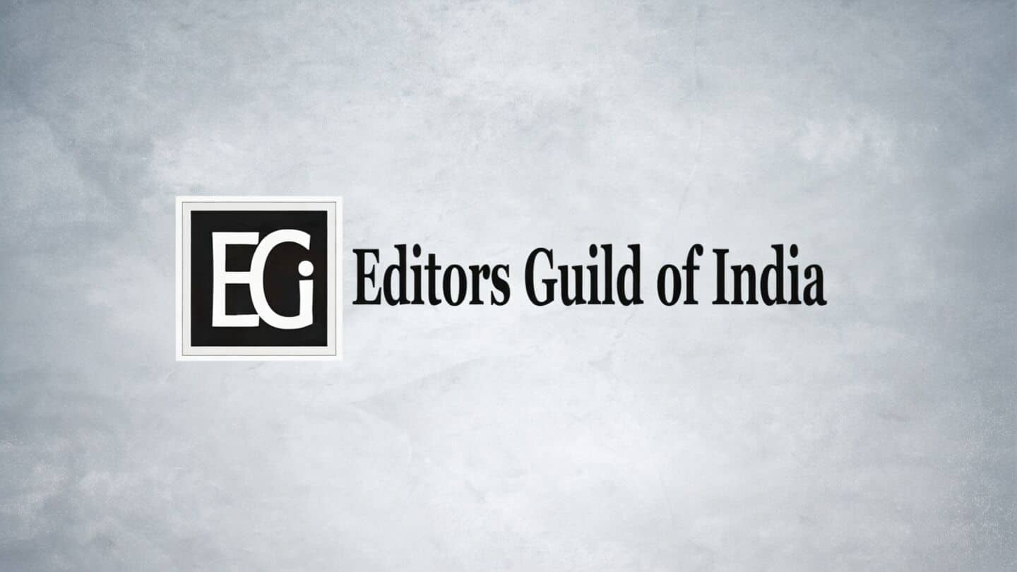 Editors Guild condemns BJP vilifying journalists, warns press freedom threatened