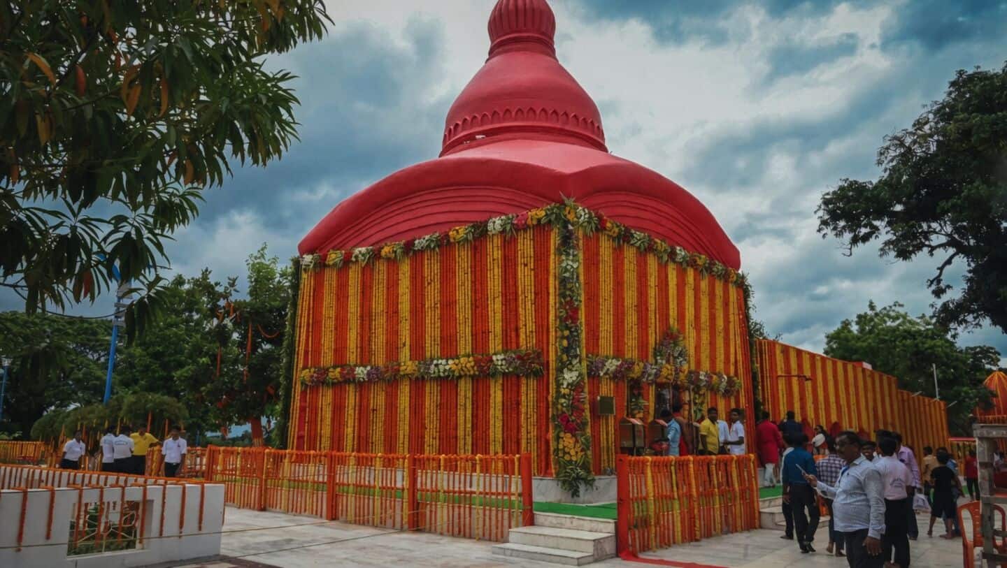 Amit Shah skips Tripura Sundari amid rough weather, 54cr revamp