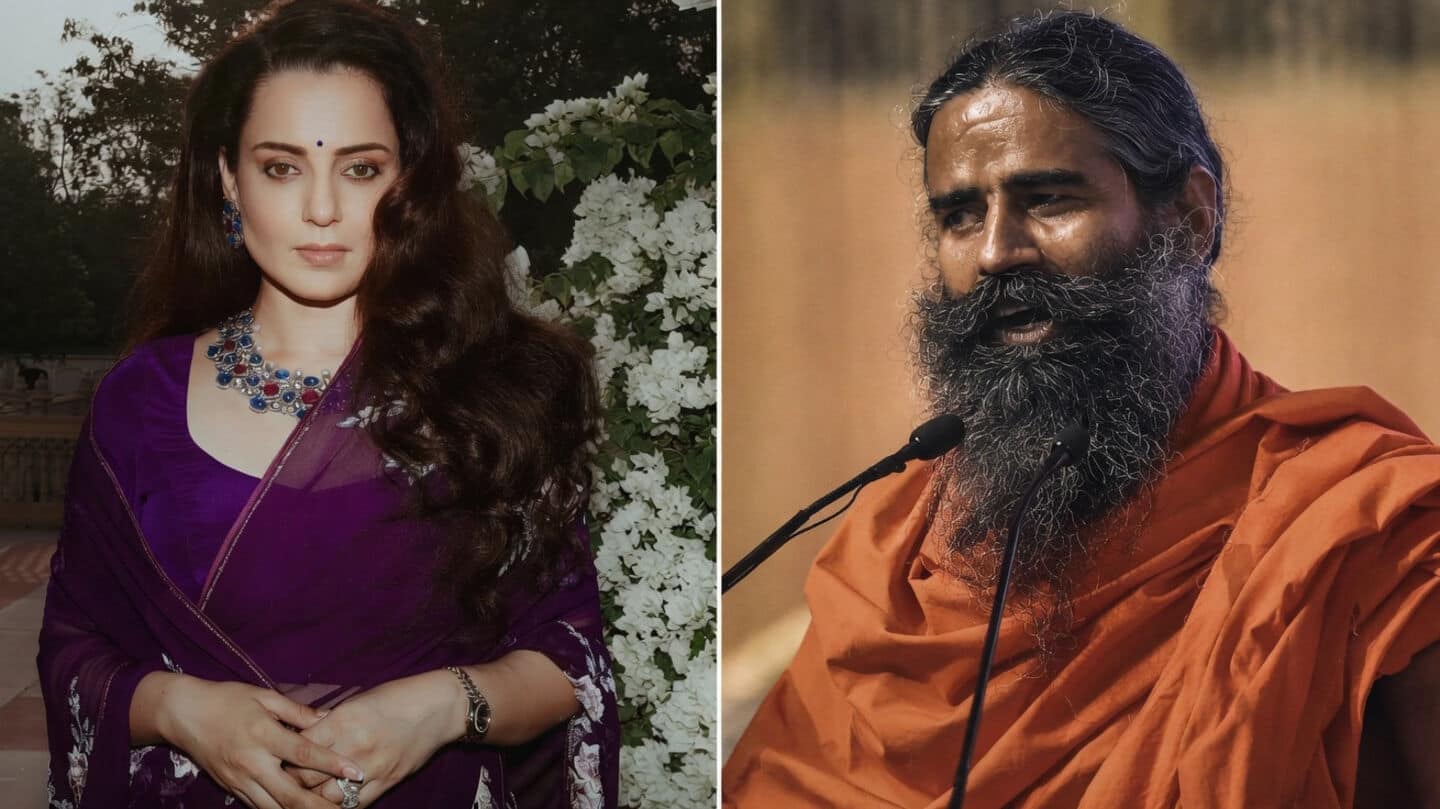 Ranaut and Ramdev trade online barbs over 'gutter generation' comment