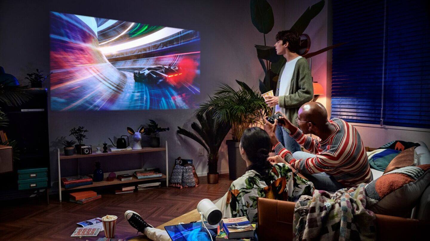 Samsung drops Freestyle+: an AI-powered portable projector for your streaming and gaming nights