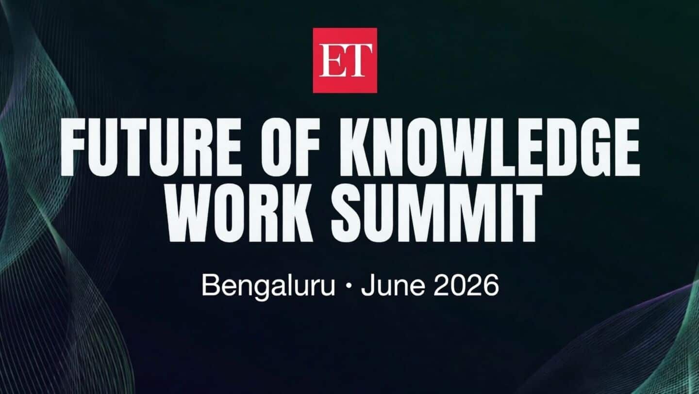 Registration opens for ET Future of Knowledge Work Summit 2026