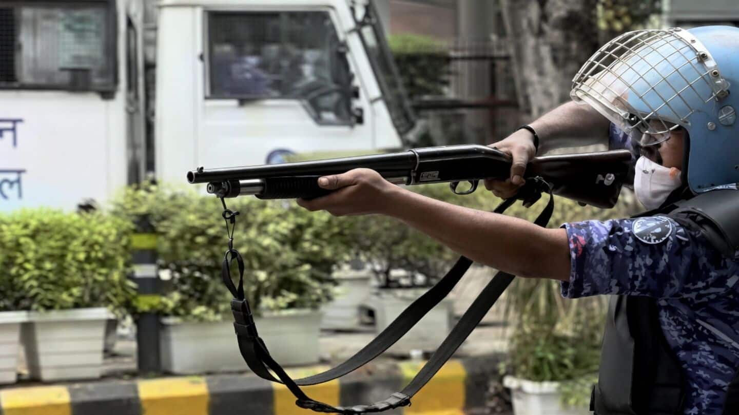 Rapid Action Force used pellet guns on unarmed Delhi protesters