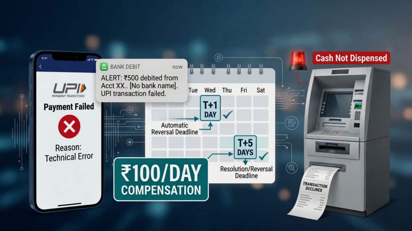 RBI says banks must pay ₹100 daily for delayed refunds
