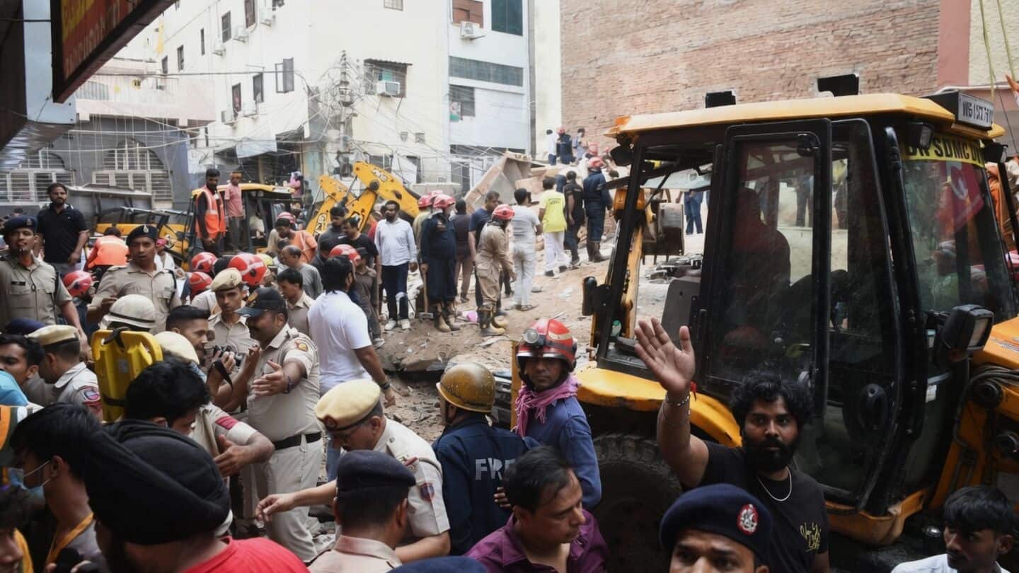 Hariram Bansal apprehended after Satya Niketan PG collapse, 7 dead