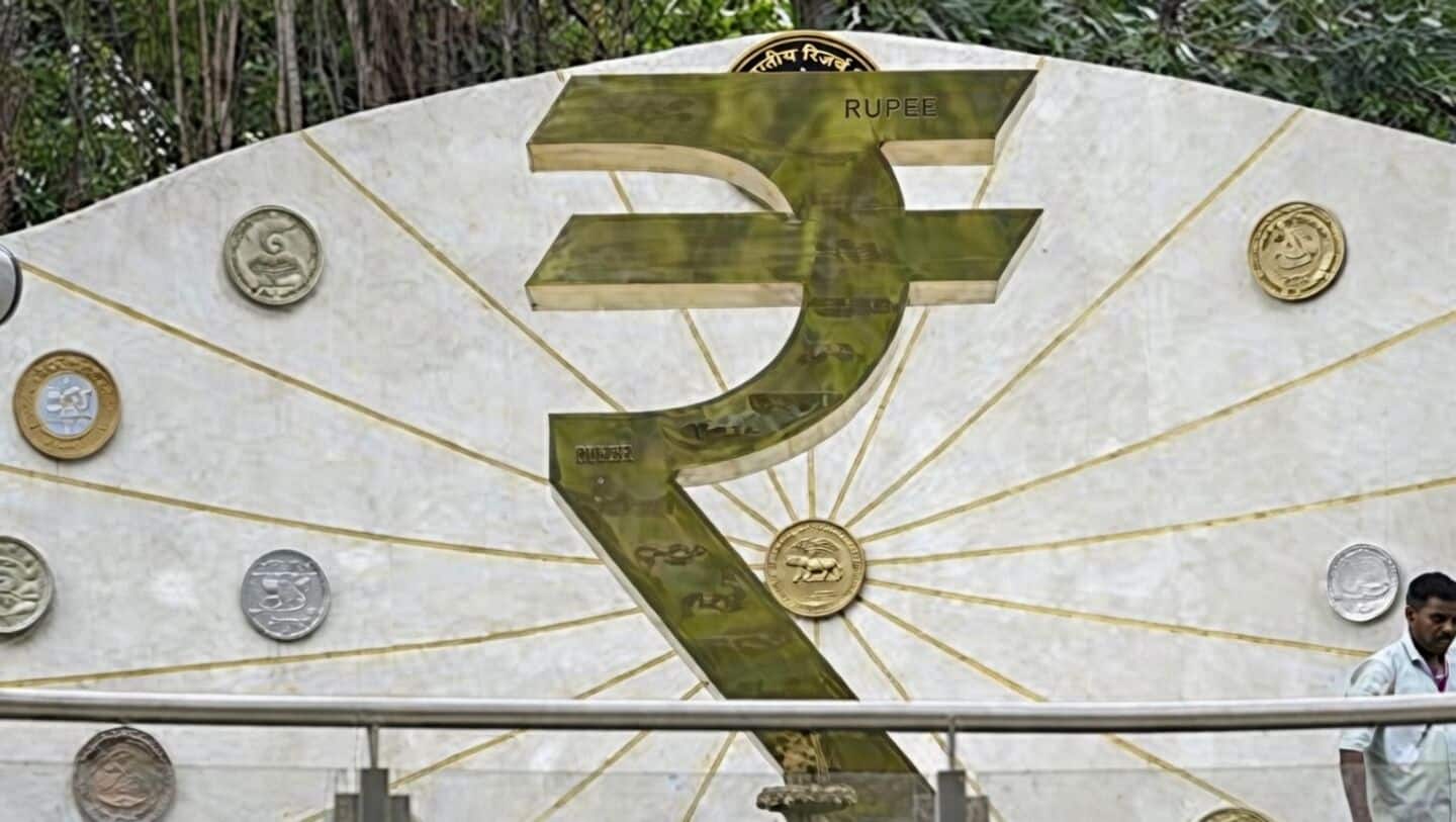 Indian rupee falls 45 paise to 94.67 per US dollar