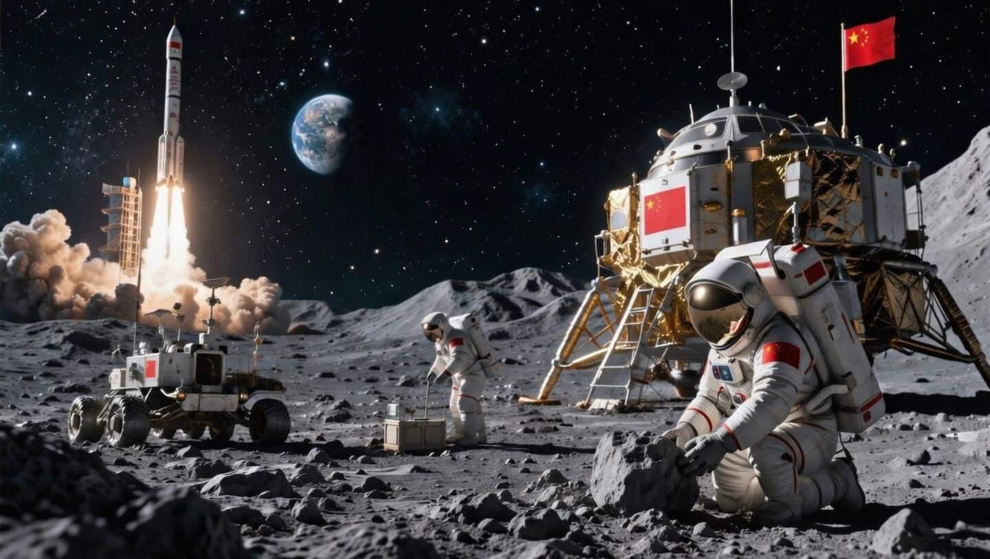 China aims Moon landing by 2030, research base by 2035