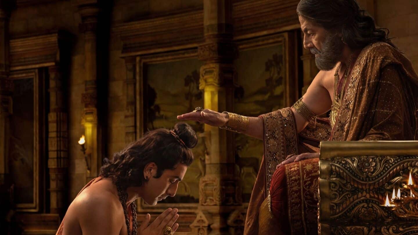 'Ramayana' poster shows Lord Rama saying goodbye to King Dashrath