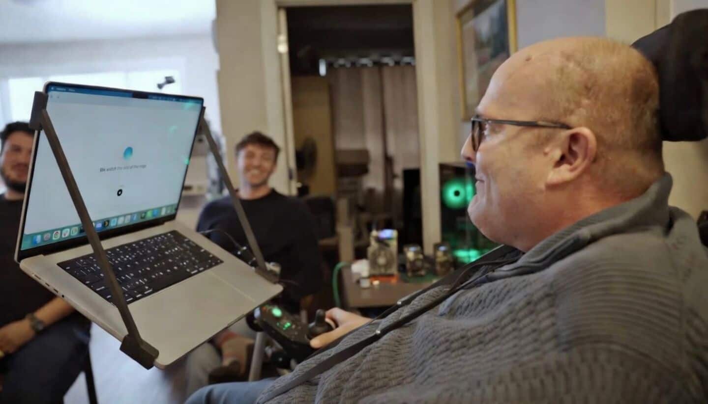 Patient Kenneth with ALS speaks again using Neuralink brain implant