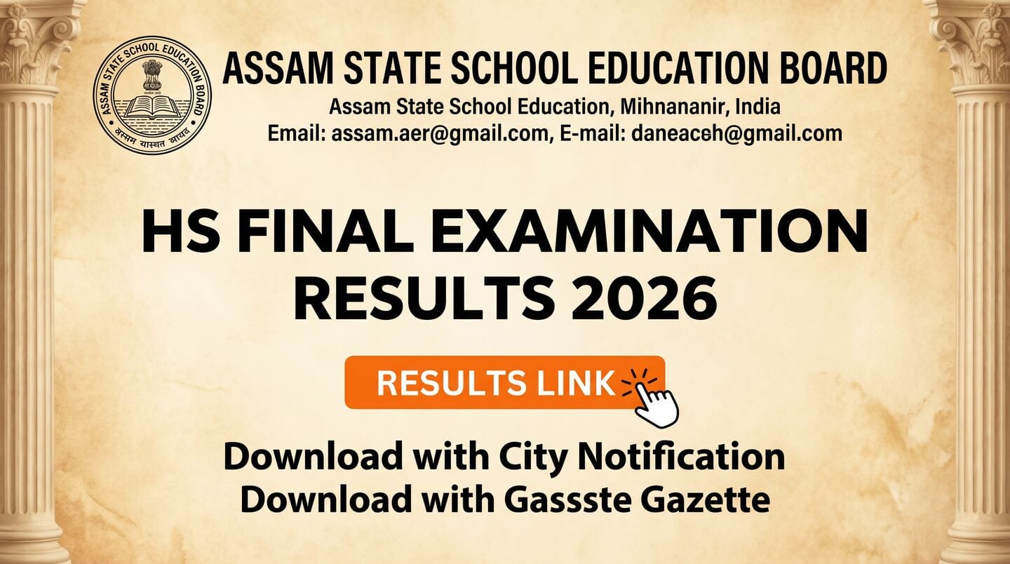 ASSEB declares HS 2026 results: 81.54% pass, Science tops 89.79%