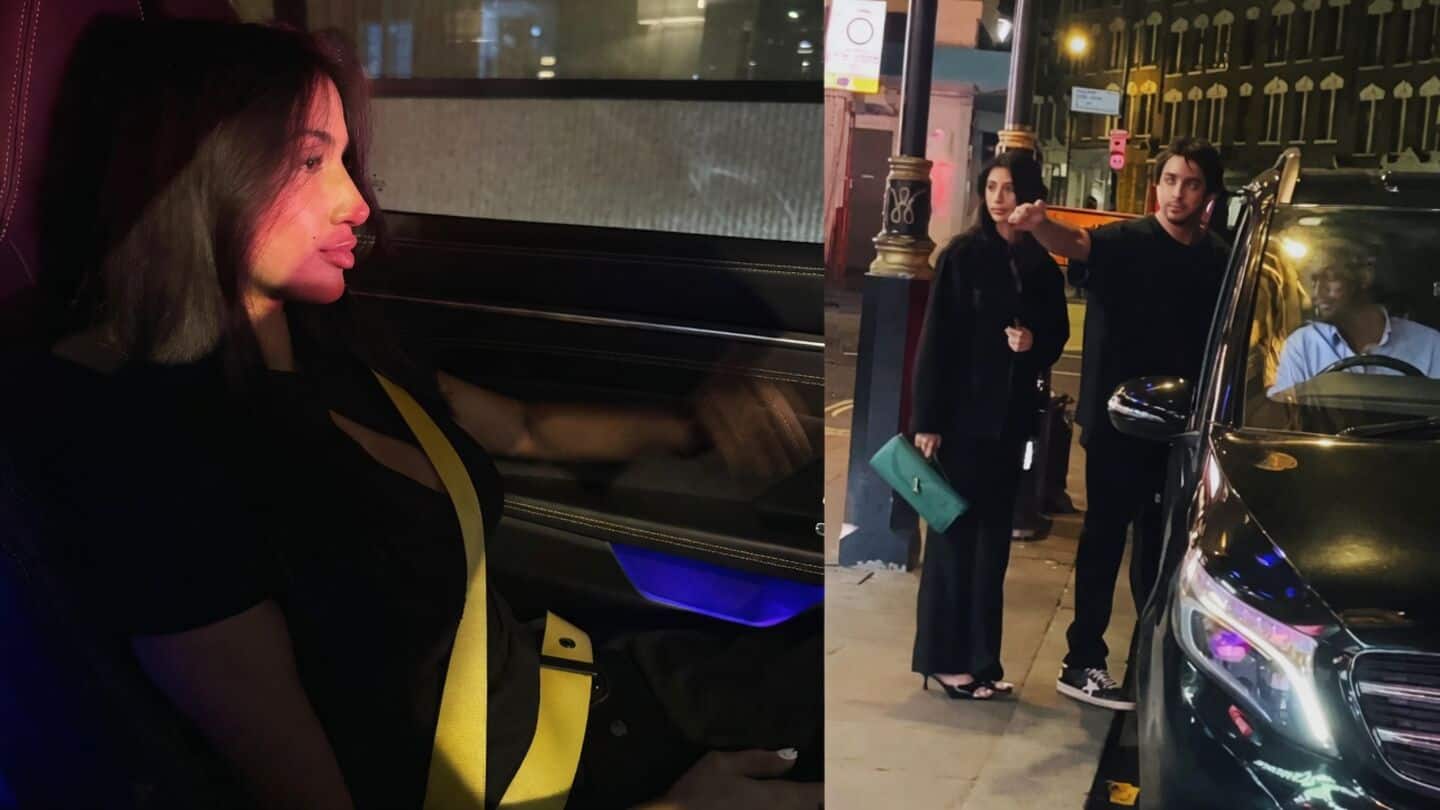 Khan spotted leaving London casino with artist Takair, fans react