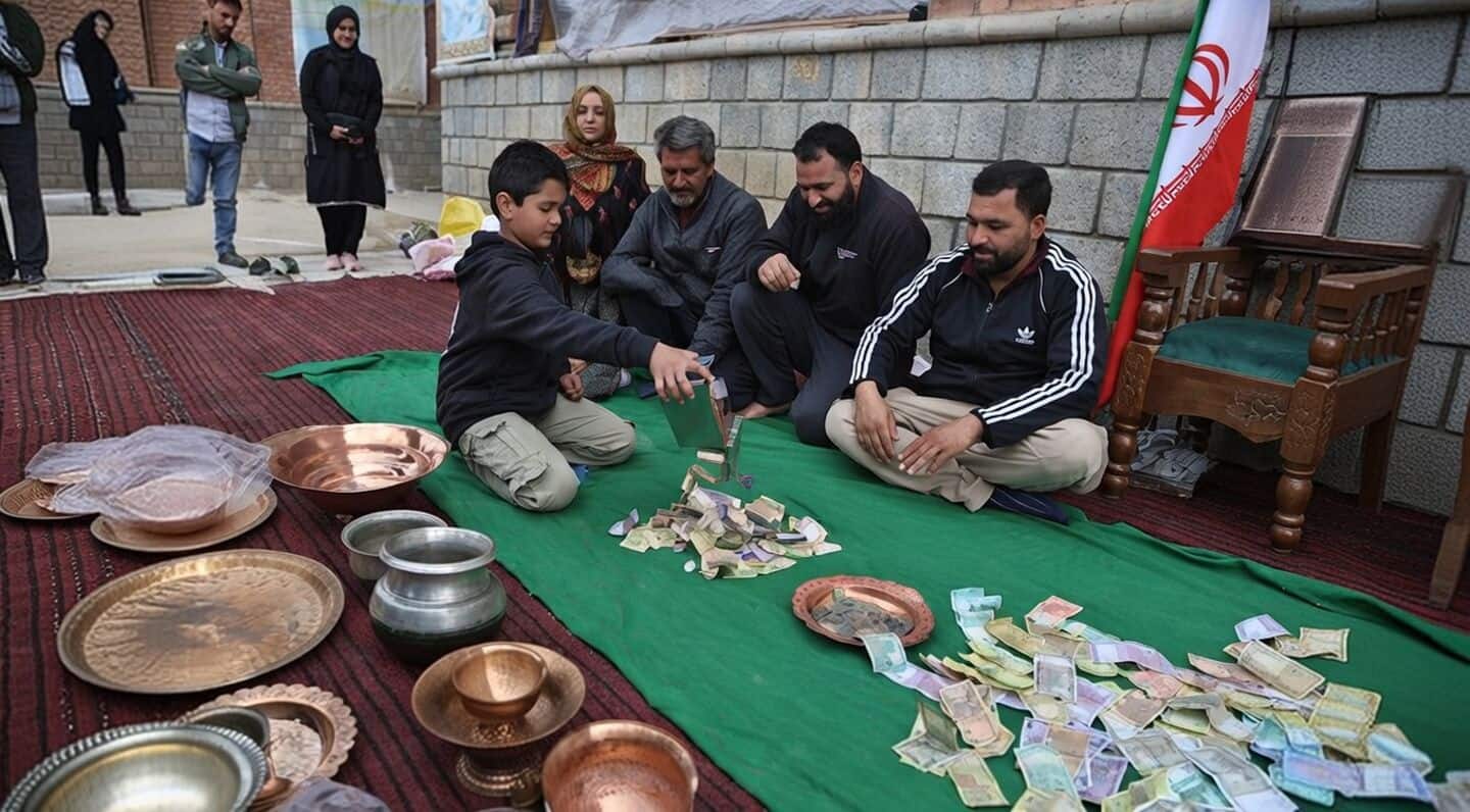 In a 1st, Iran war-hit people receive help from Kashmir