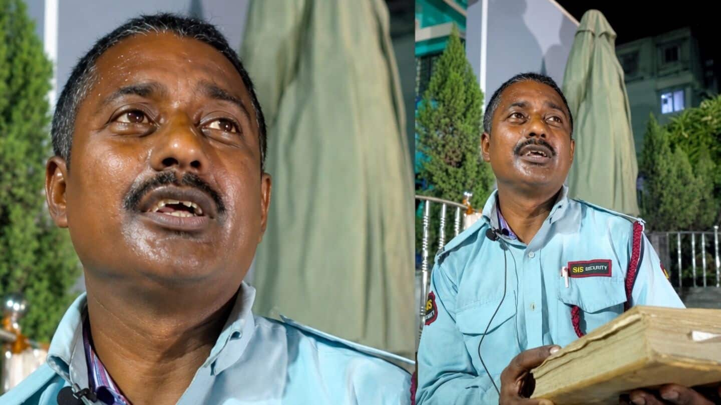 Kolkata guard Shovan Chakraborty fired after viral 'Rabindra Sangeet' video
