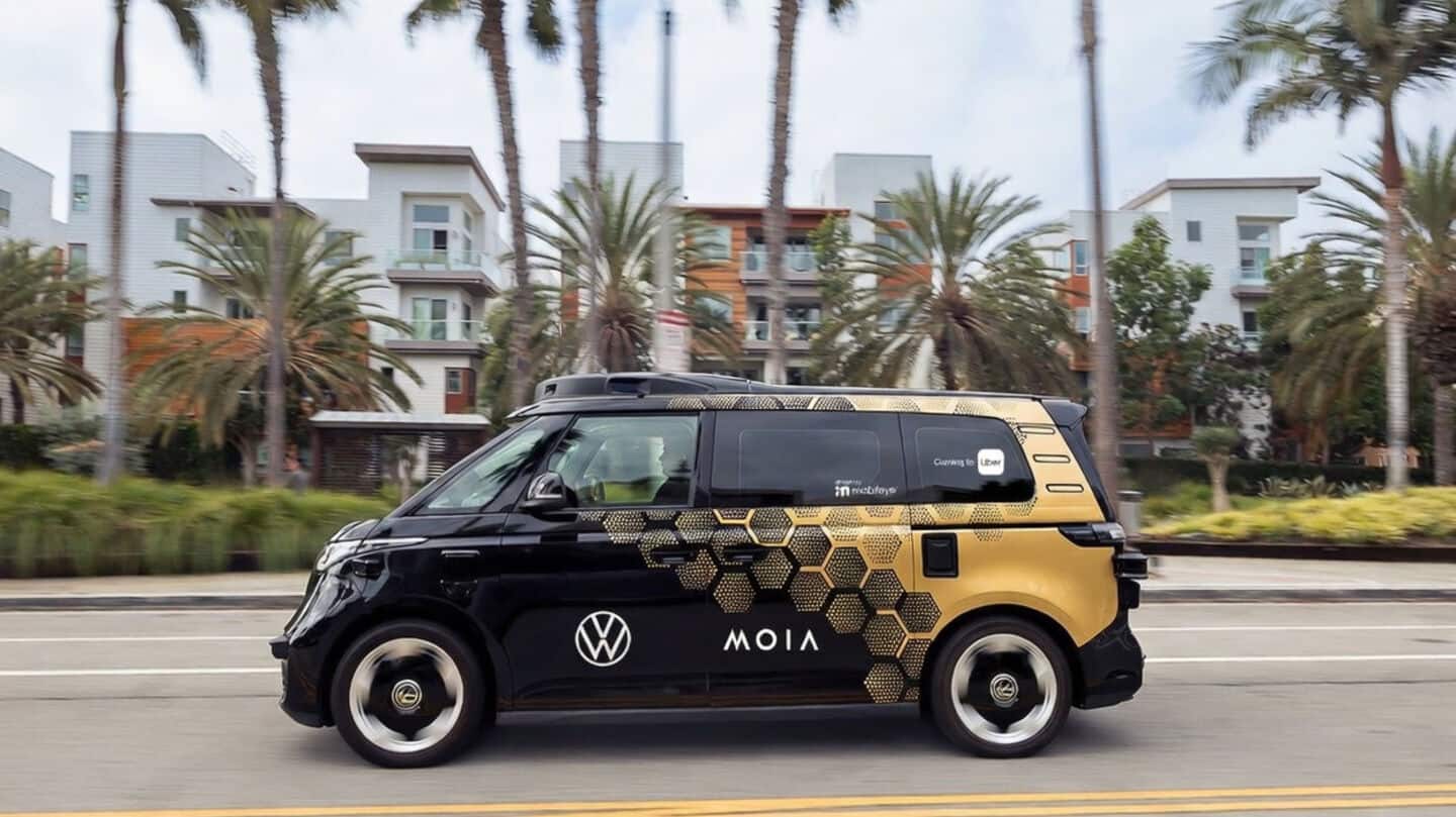 Uber, MOIA America begin self-driving van tests in Los Angeles