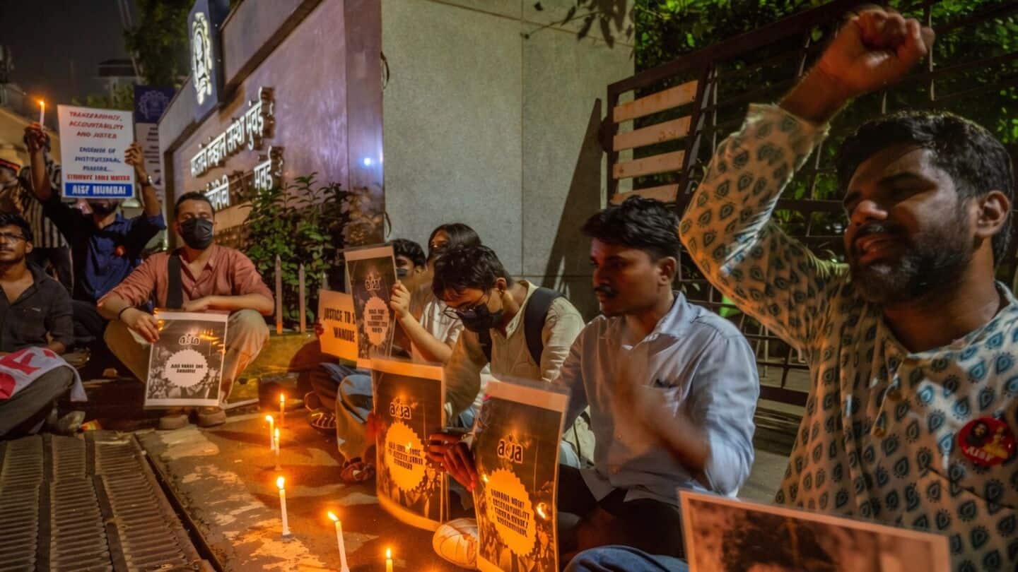 IIT Bombay students march after peer suicide, demand independent probe