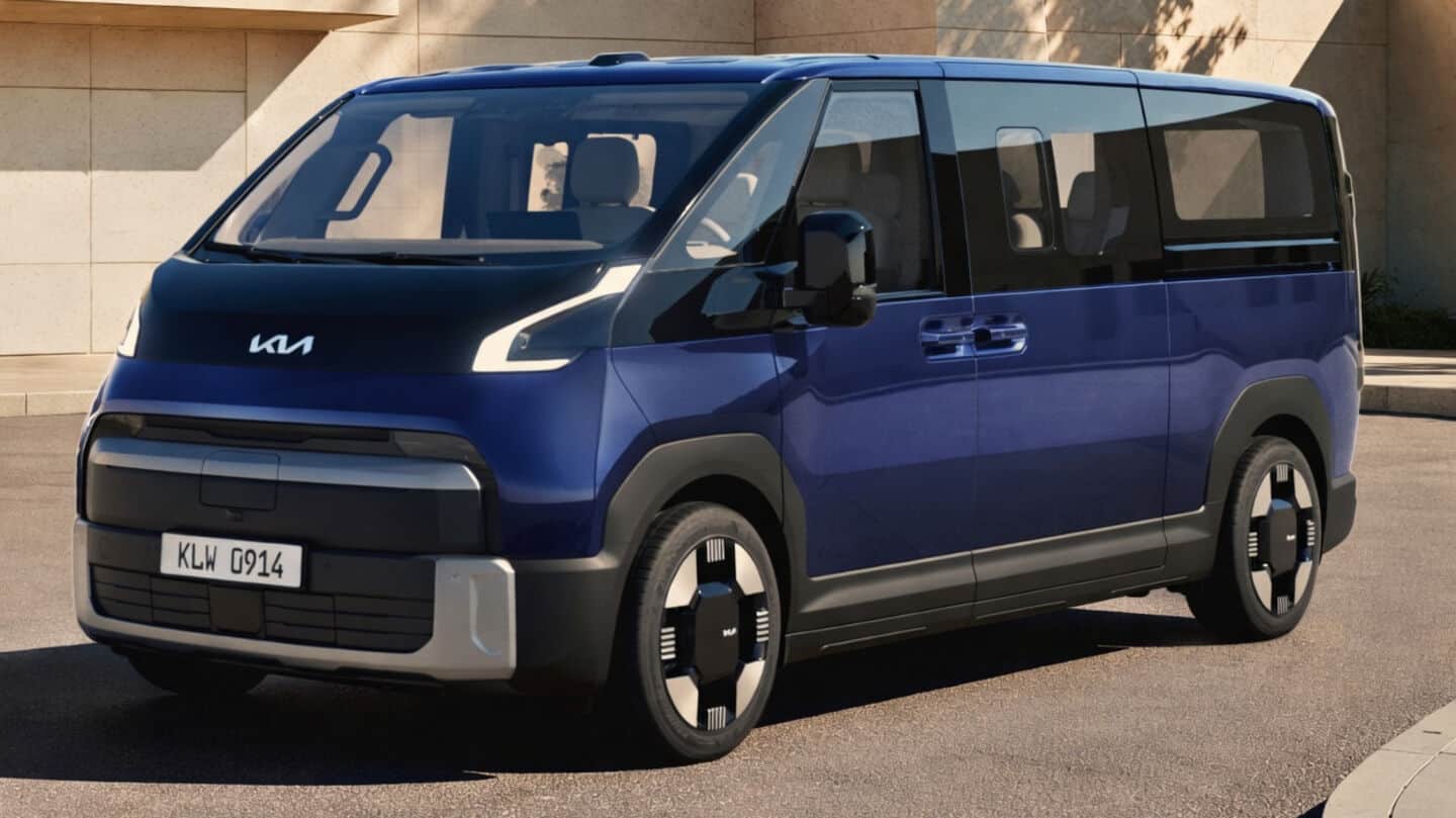 Kia reveals PV7 electric van launching in Korea, Europe 2027