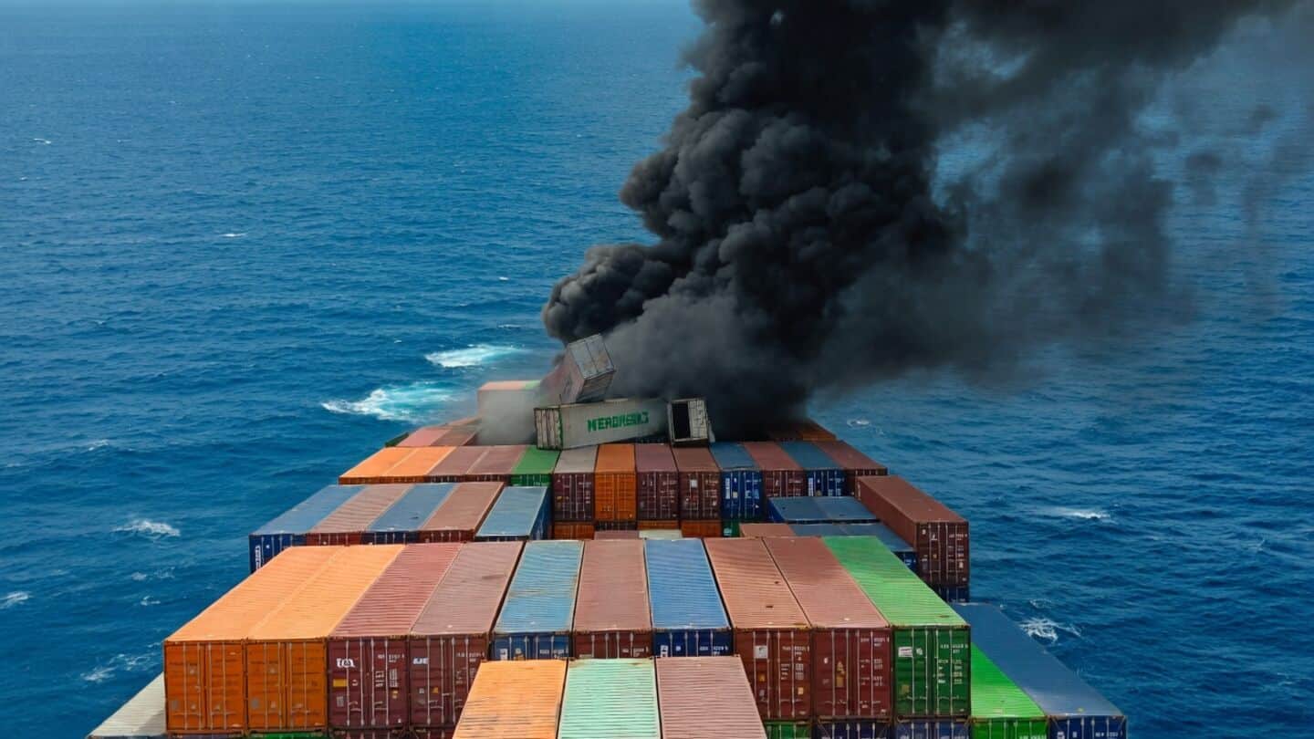 Wan Hai 503 exploded off Kerala, ITOPF flags leakage risk