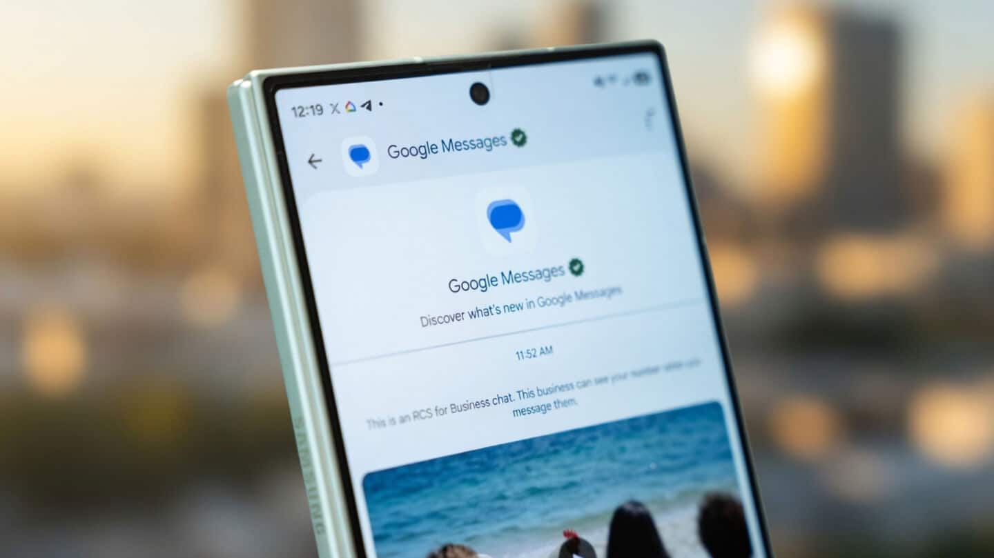 Google Messages launches RCS for business chat highlighting sharper media