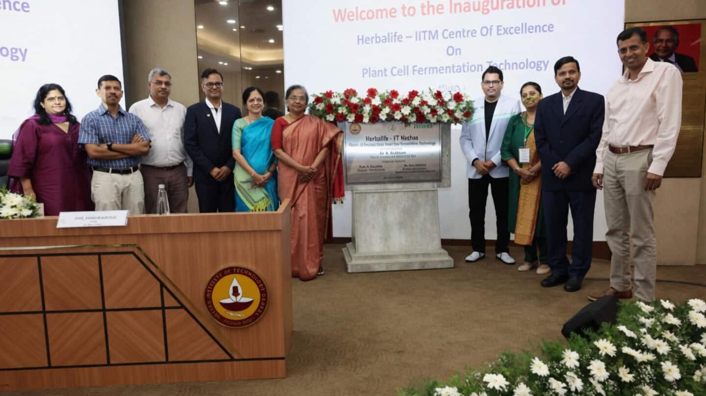 Herbalife India, IIT Madras open Chennai plant cell fermentation center