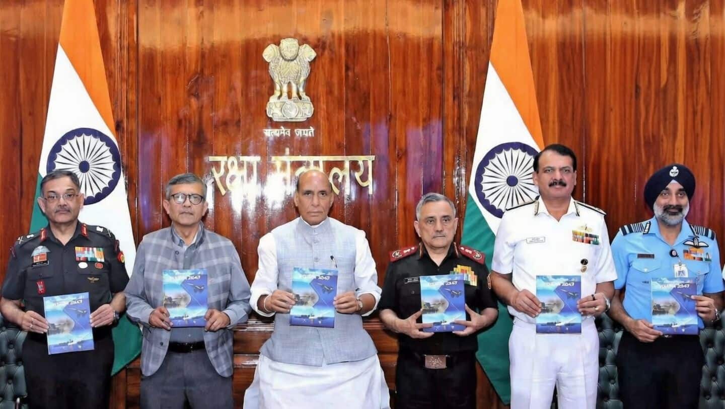 India launches 'Defence Forces Vision 2047' to boost military strength