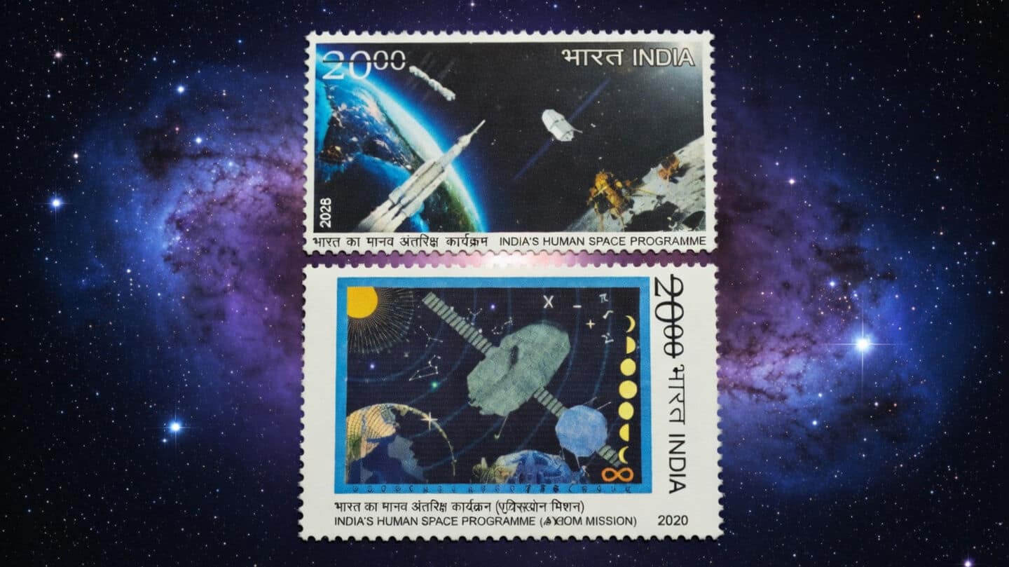India Post issues stamps honoring ISRO's key milestones including Gaganyaan