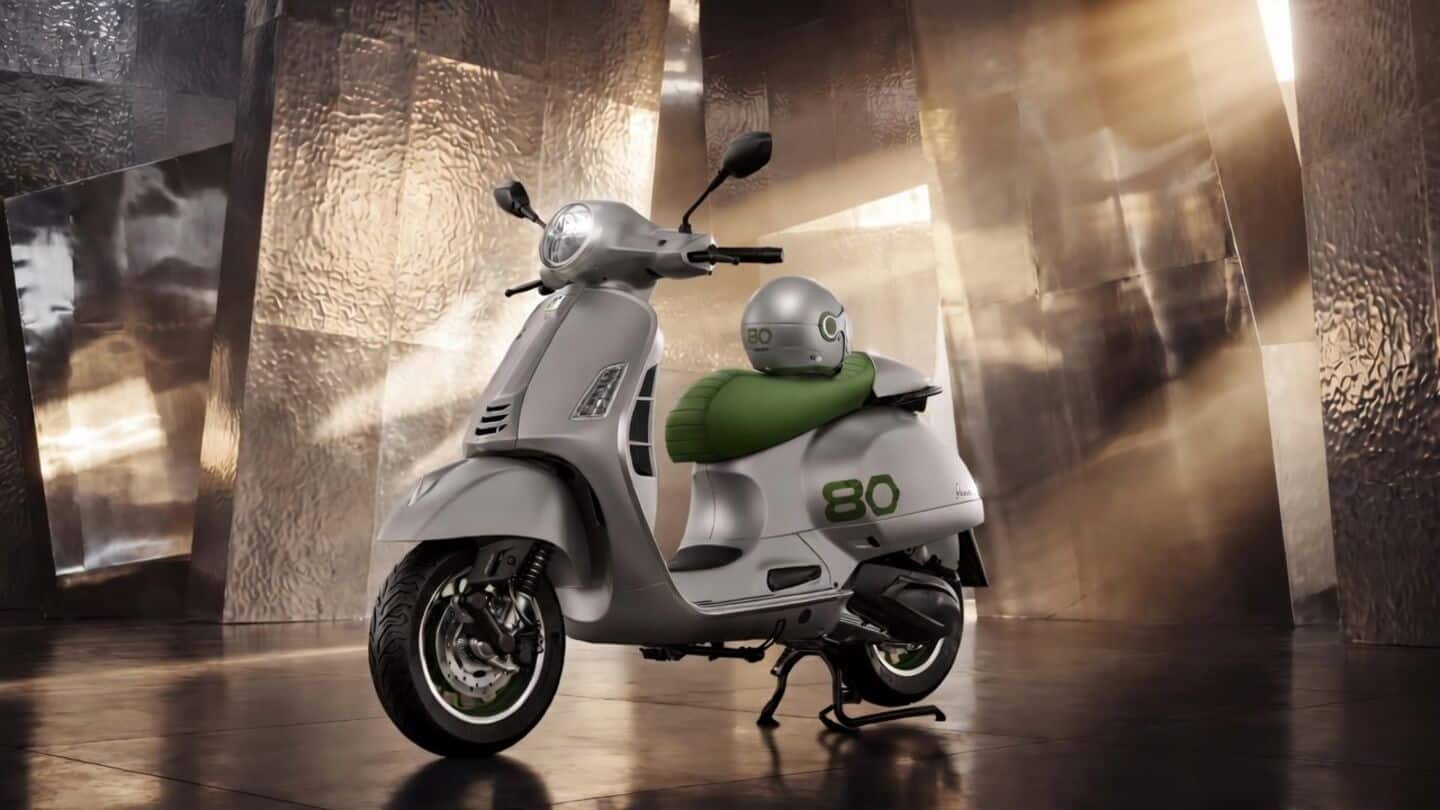 Vespa marks 80th anniversary with 'Edizione Ottantesimo' limited to 1,946