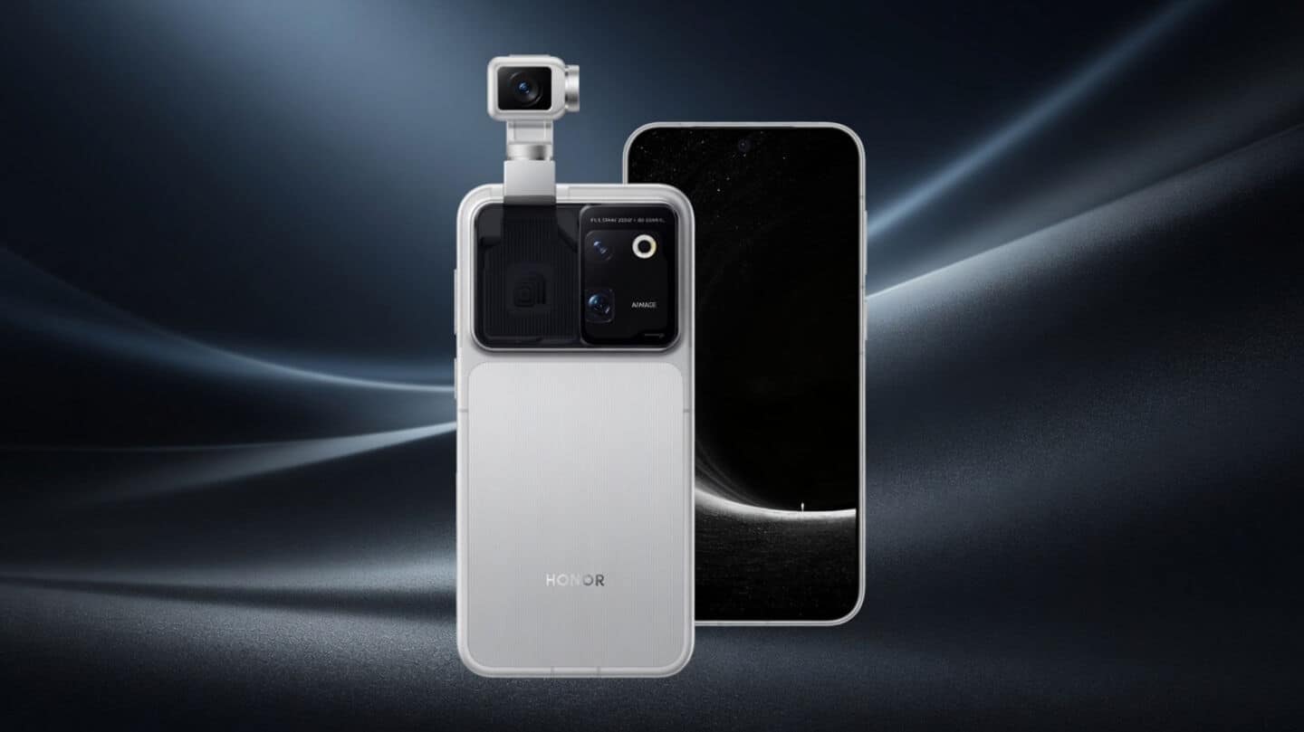Honor launches robot phone in China with 200MP camera arm