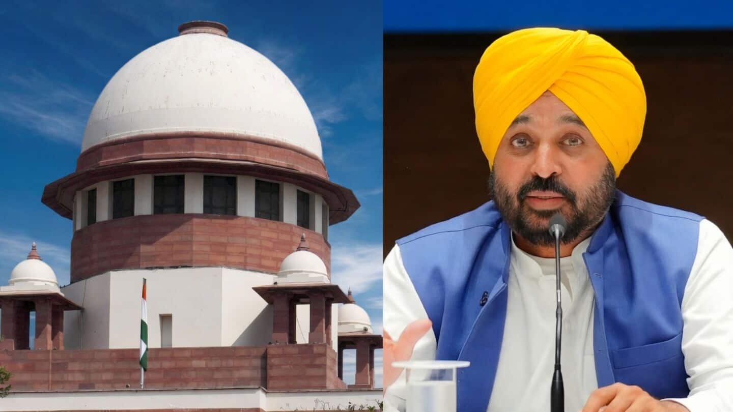 Supreme Court issues notice to Punjab Chief Minister Bhagwant Mann