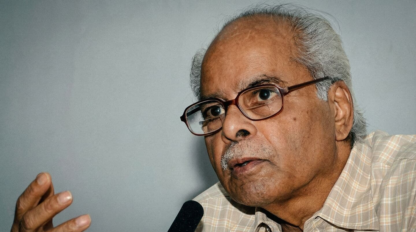 Marxist historian K.N. Panikkar (89) dies in Thiruvananthapuram