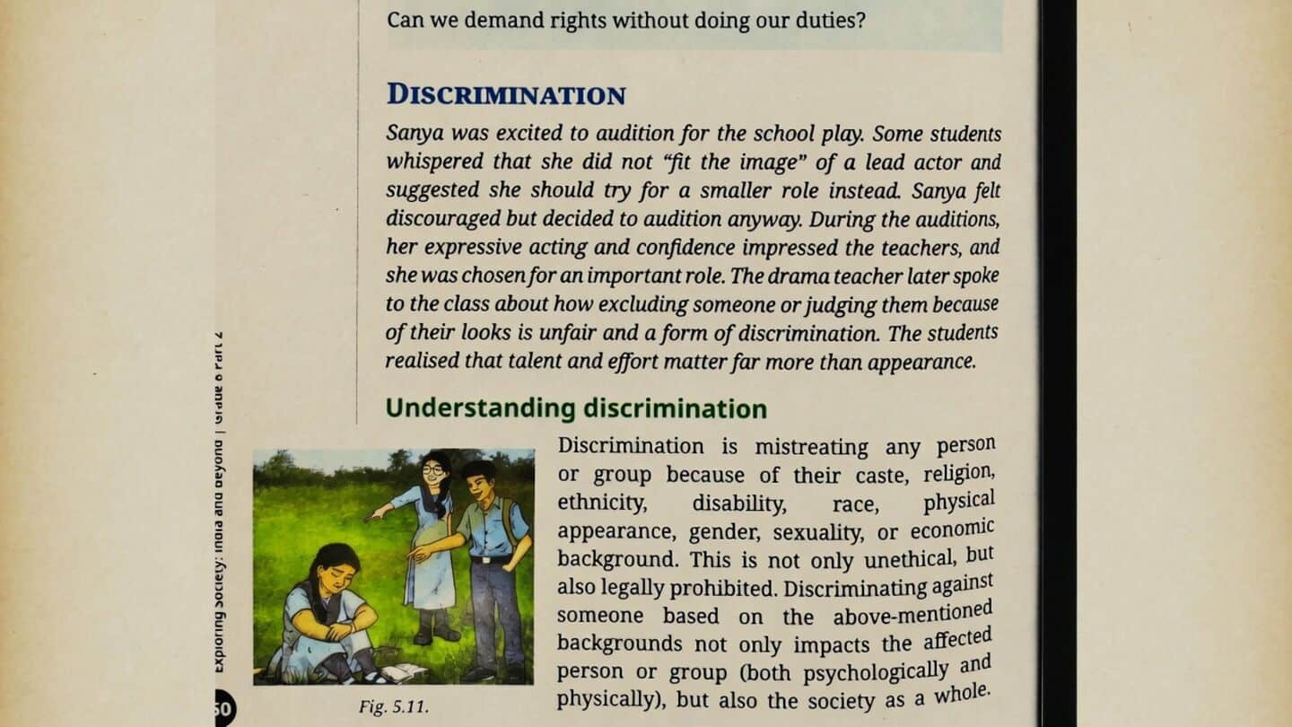 NCERT updates Class 8 'Citizenship' chapter to include financial discrimination