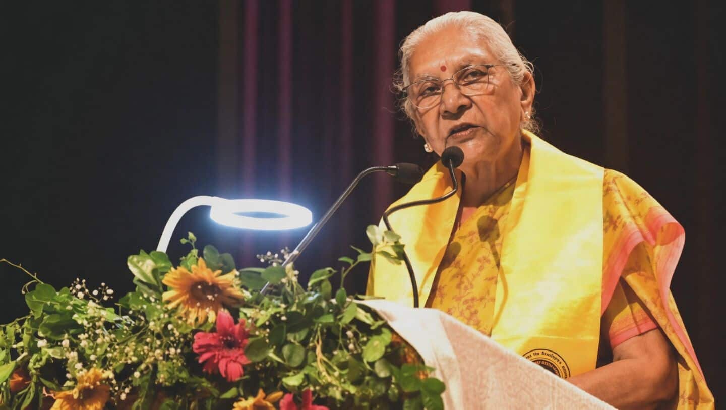 Uttar Pradesh Governor Anandiben Patel urges women to prioritize motherhood