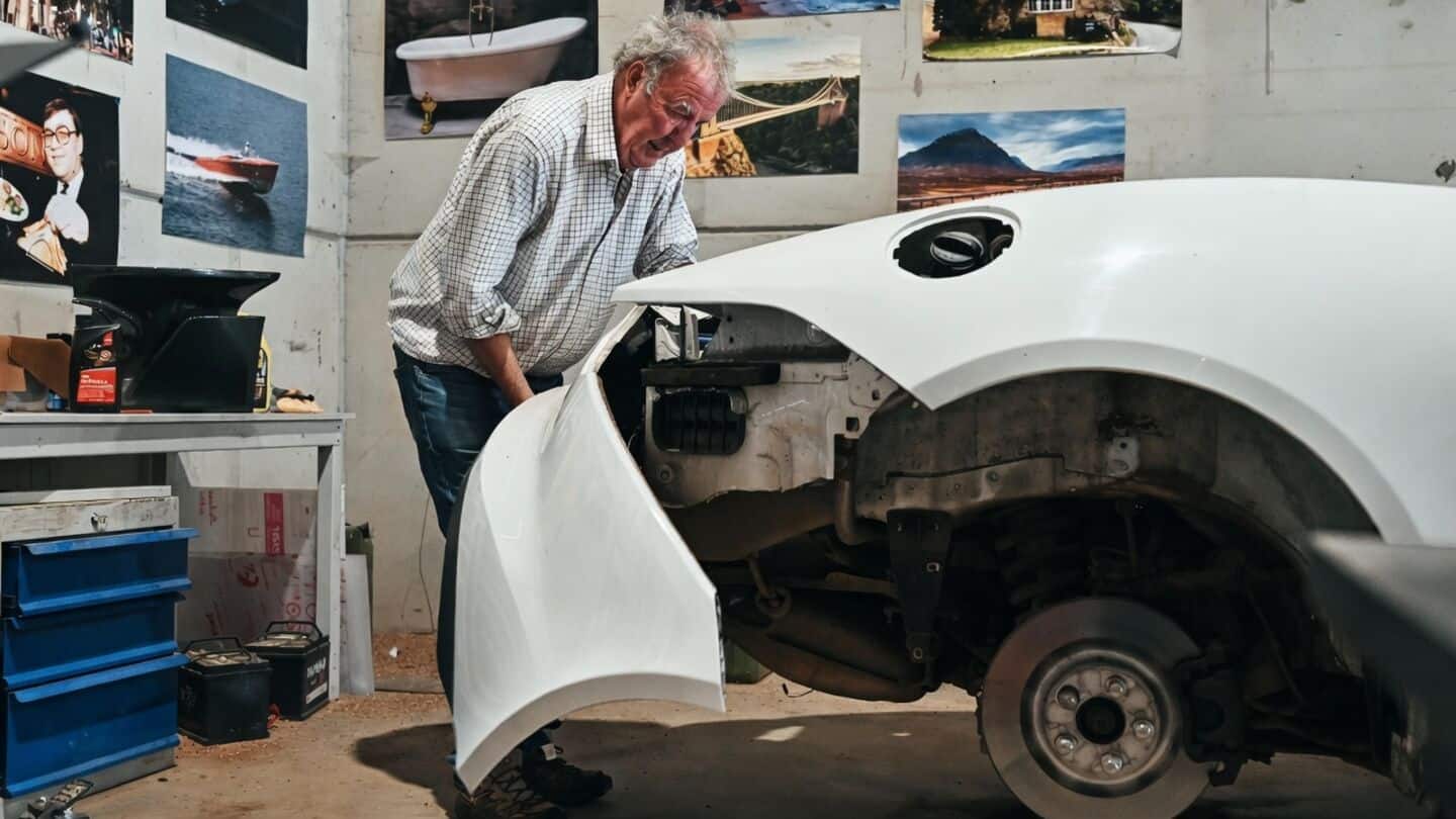 Clarkson builds eco Jaguar F-Type in 'Jeremy Grows a Car'