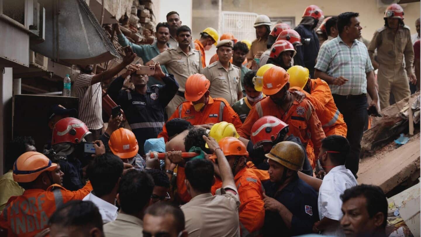 Five story Satya Niketan PG collapse kills 7, lacked approvals