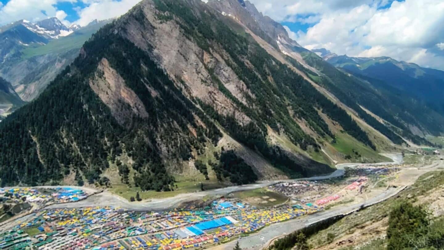 Pilgrims numbering 926 depart Bhagwati Nagar Jammu for Amarnath shrine