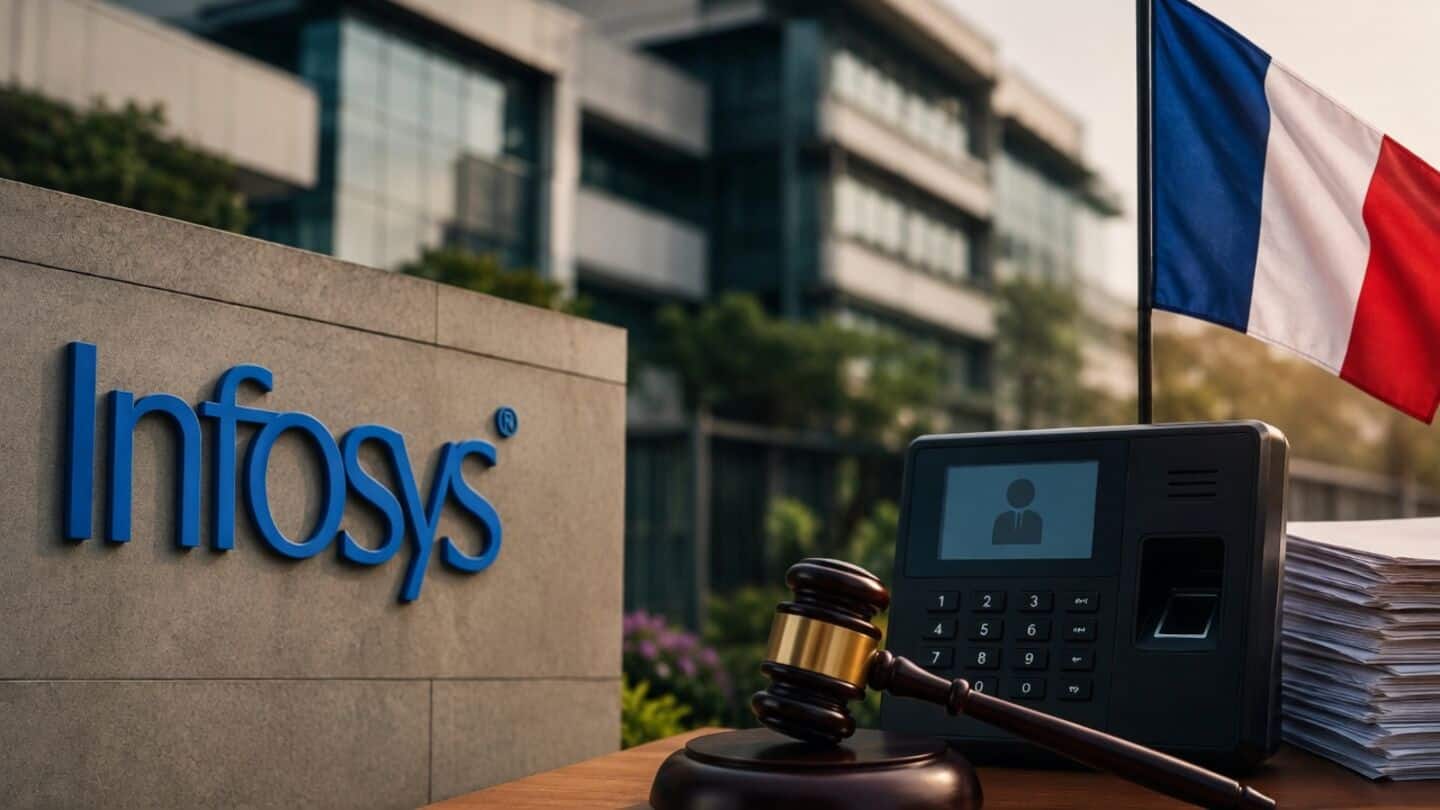 French labor authorities fine Infosys ₹2cr over time tracking compliance