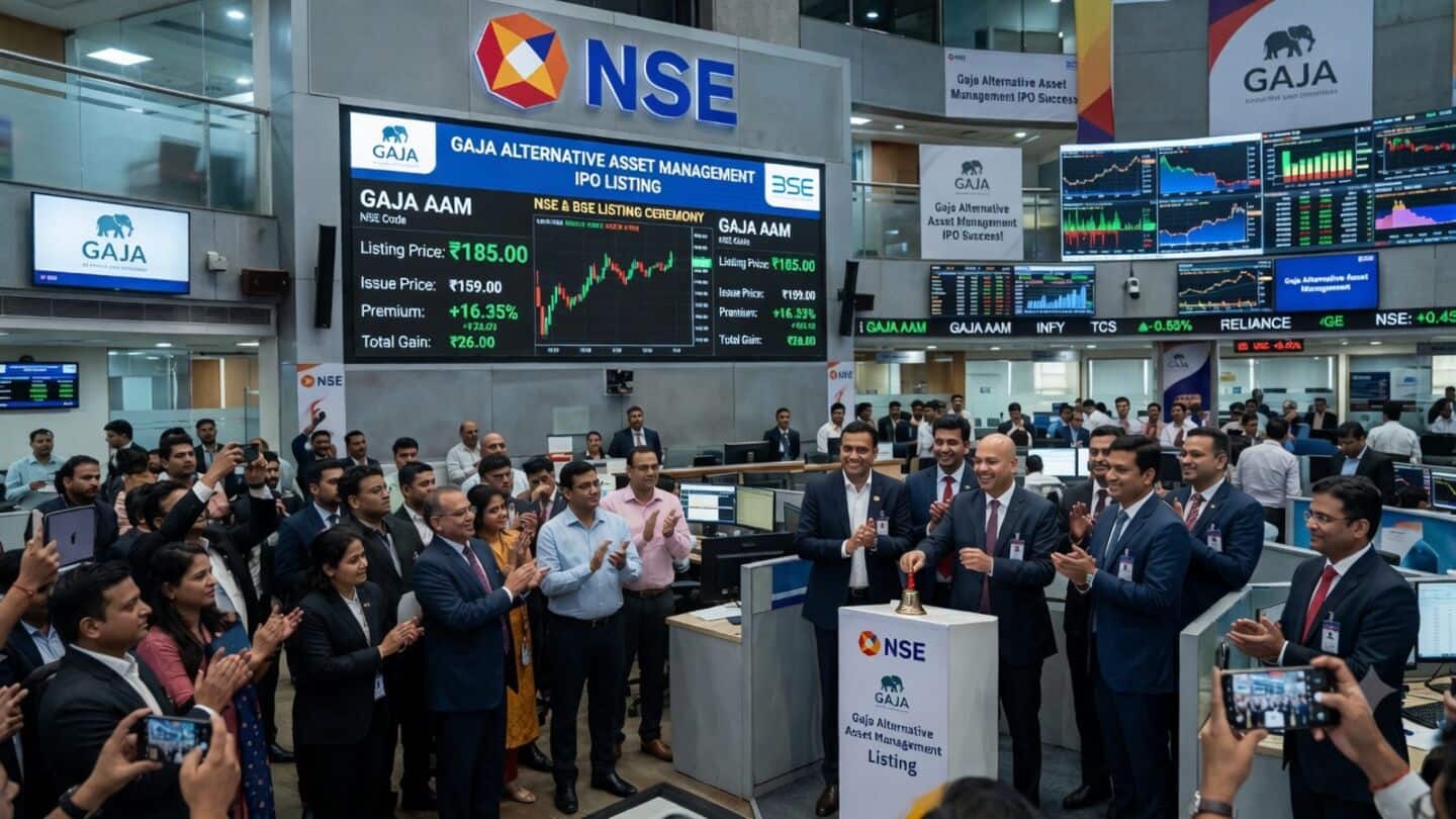 Gaja Alternative Asset Management shares open 16% above issue price
