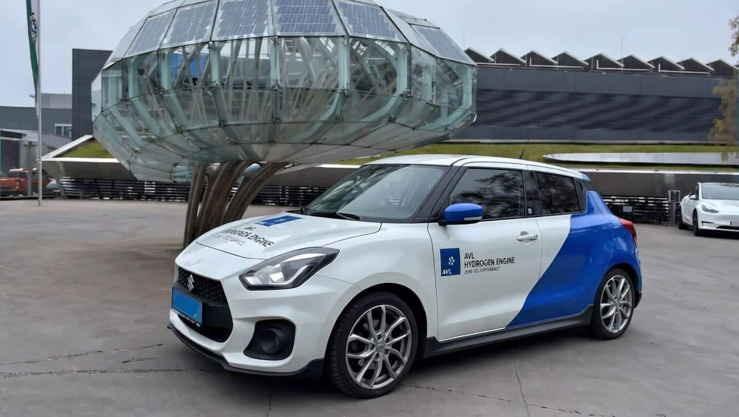 Suzuki shows hydrogen powered Swift prototype at Vienna Motor Symposium