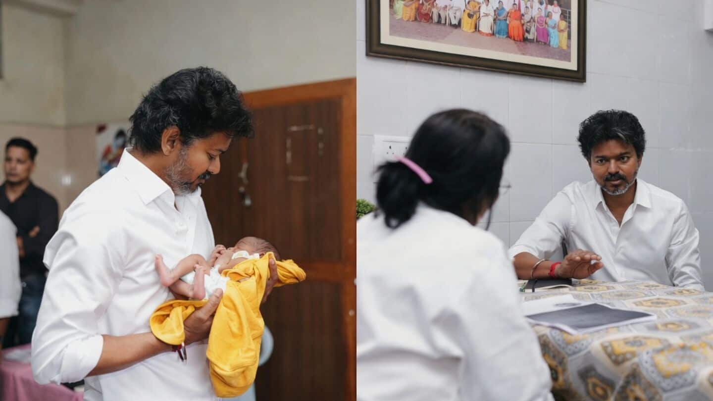 Tamil Nadu CM C Joseph Vijay inspects Chennai child hospital