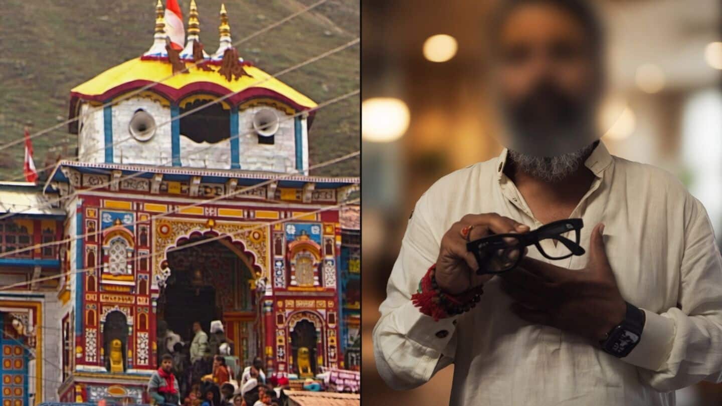 Jaiprakash Pandey secretly filmed Badrinath Temple and faces legal action