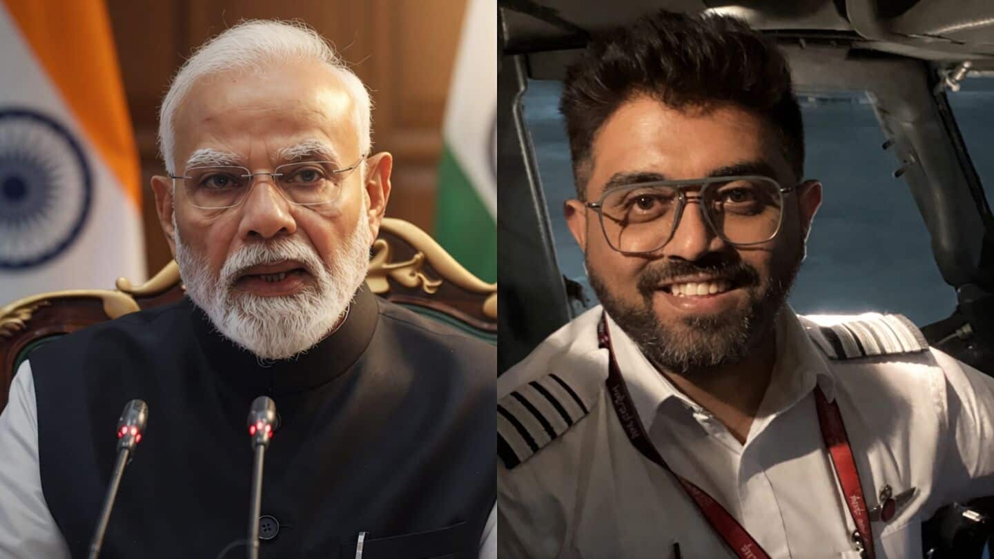Modi praises Captain Smit Machchhar for handling alleged midair attack
