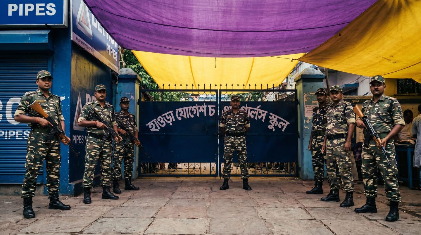 West Bengal locks down EVMs at counting centers May 4